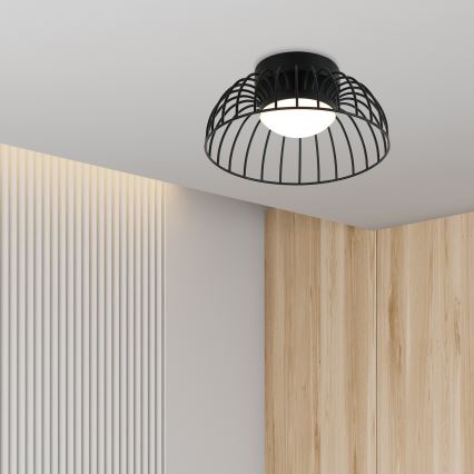 LED Loftlampe BETSY LED/12W/230V Ø 25 cm sort