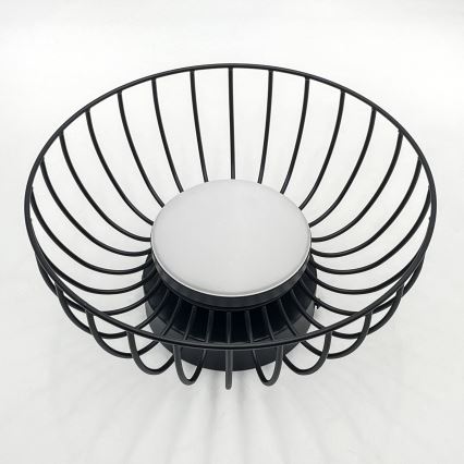 LED Loftlampe BETSY LED/12W/230V Ø 25 cm sort