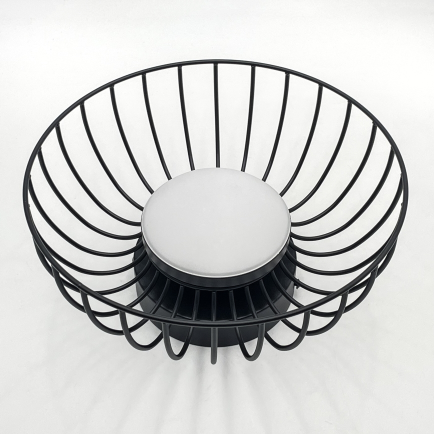LED Loftlampe BETSY LED/12W/230V Ø 25 cm sort