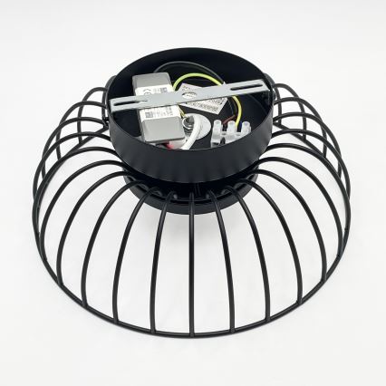 LED Loftlampe BETSY LED/12W/230V Ø 25 cm sort