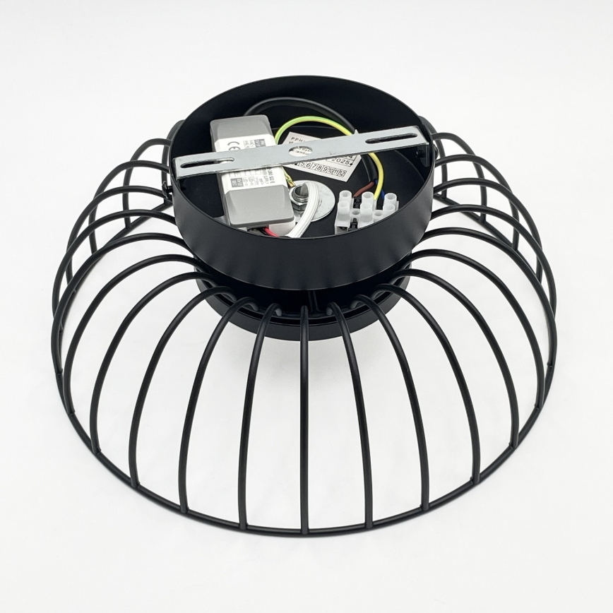 LED Loftlampe BETSY LED/12W/230V Ø 25 cm sort