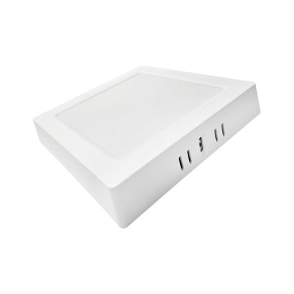 LED loftlampe BLOCK LED/12W/230V 4000K 16,7x16,7 cm hvid