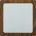 LED loftlampe BLOCK LED/12W/230V 4200K 16,3x16,3 cm brun