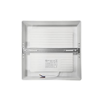 LED loftlampe BLOCK LED/18W/230V 4000K 21,4x21,4 cm hvid