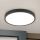 LED loftlampe BULLY LED/24W/230V diameter 24 cm sort