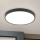 LED loftlampe BULLY LED/28W/230V diameter 28 cm sort