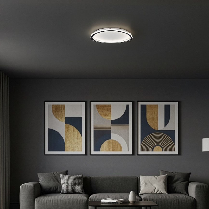 LED-loftlampe CALI LED/30W/230V, diameter 40 cm, sort