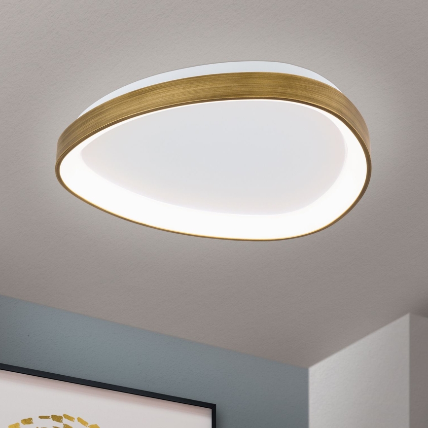 LED loftlampe CHARLIE LED/35W/230V diameter 45 cm guldfarvet