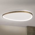 LED loftlampe CHARLIE LED/72W/230V diameter 80 cm guldfarvet