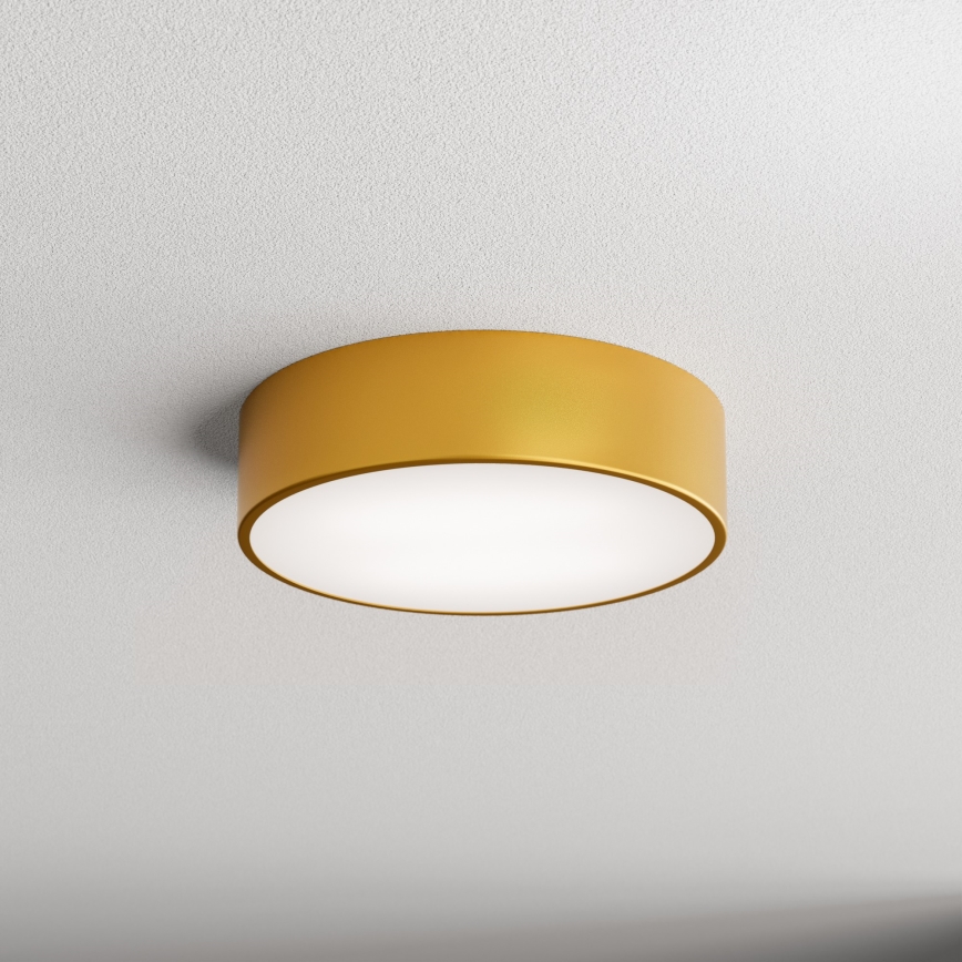 LED loftlampe CLEO LED/24W/230V 3000K diameter 30 cm guldfarvet