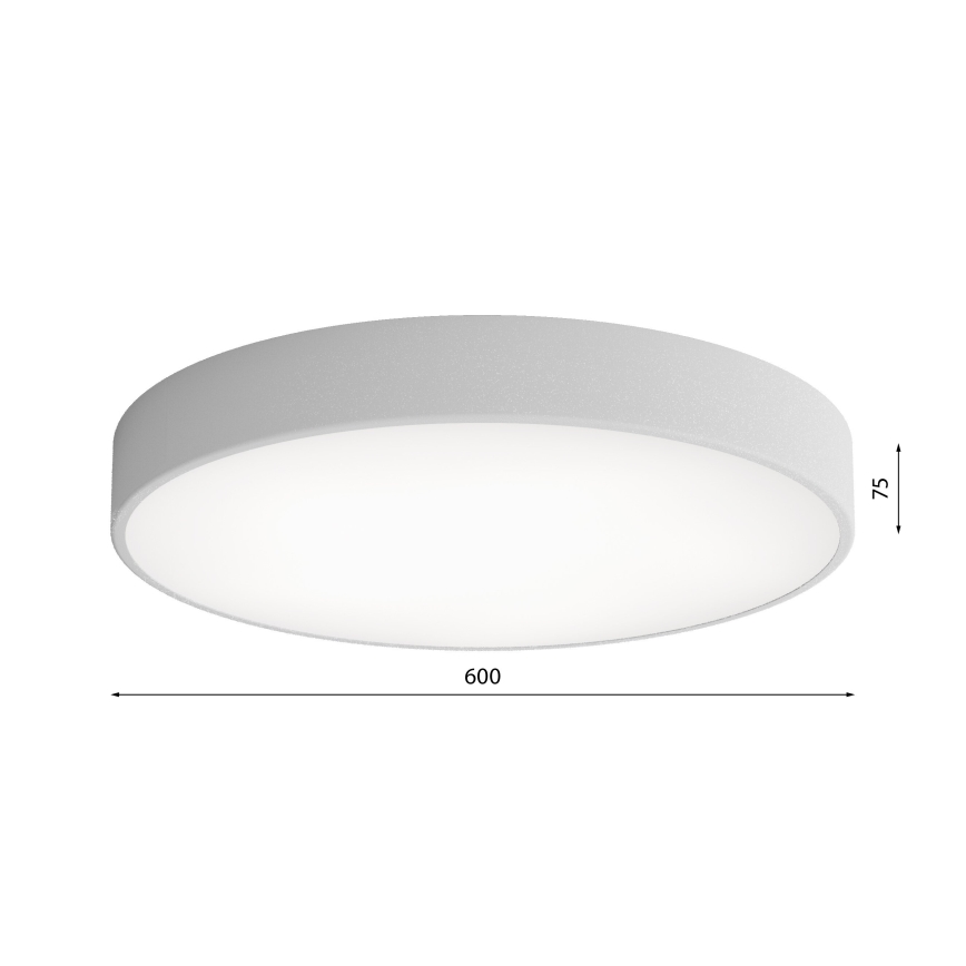 LED loftlampe CLEO LED/69W/230V 4000K diameter 60 cm grå