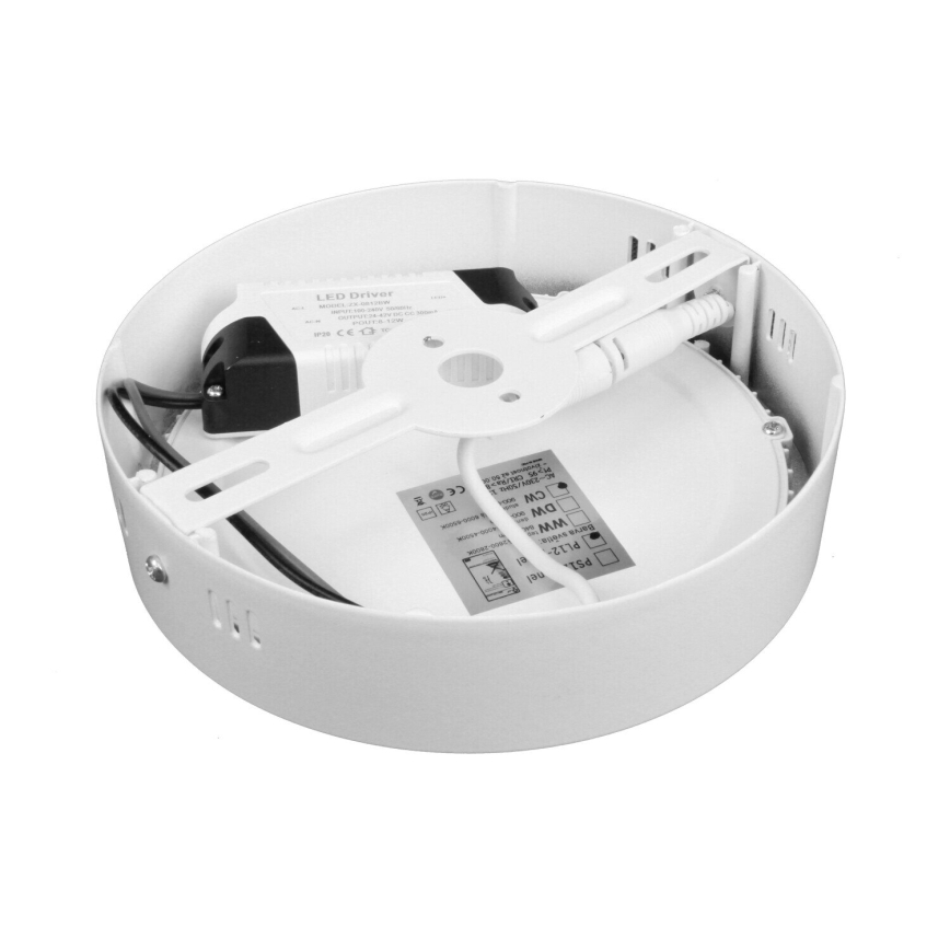 LED loftlampe DIEGO LED/12W/230V 4000K IP40 Ø 16,5 cm hvid