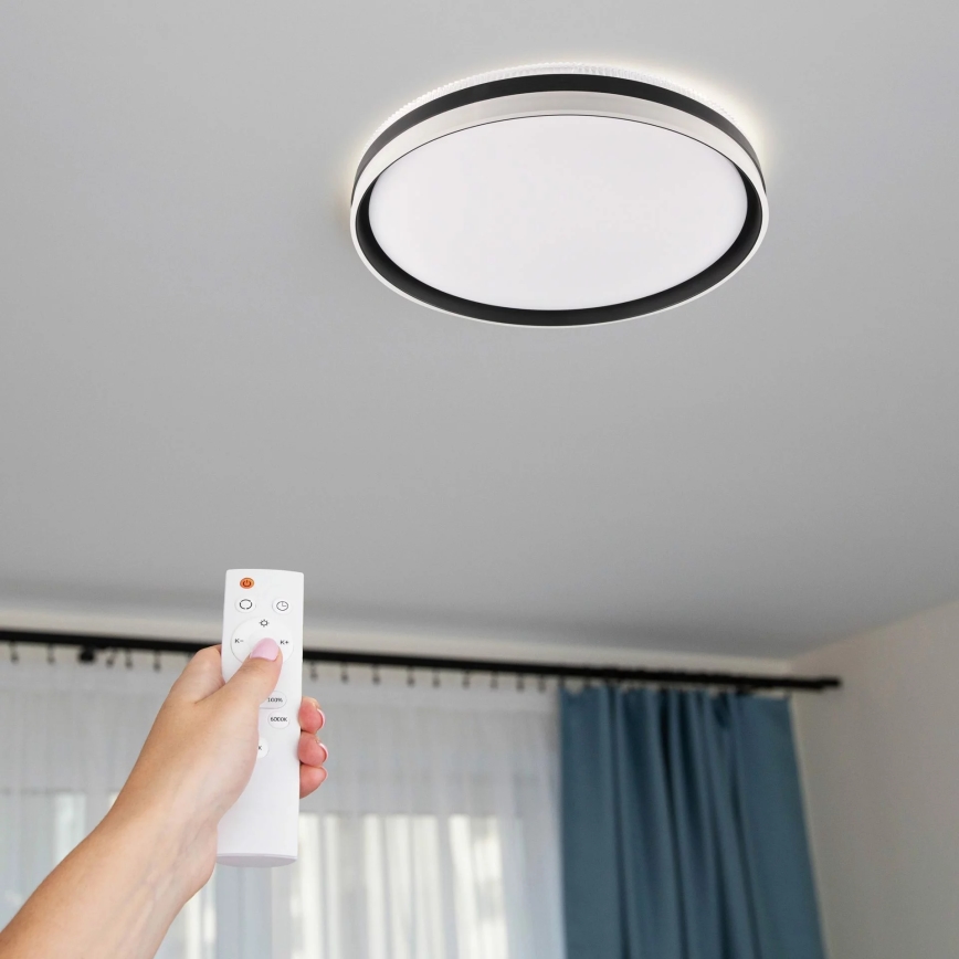 LED loftlampe til badeværelse dæmpbar BARBARA LED/72W/230V diameter 48,5 cm 3000-6000K IP44 + fjernbetjening