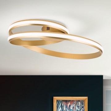 LED loftlampe dæmpbar CIRCUS LED/30W/230V guldfarvet