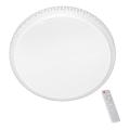 LED loftlampe dæmpbar CRUZ med fjernbetjening 1xLED/66W/230V 3300 lm