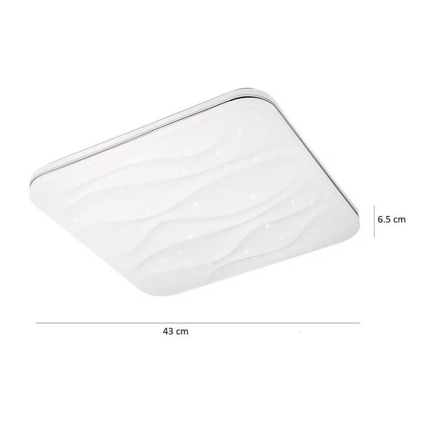 LED loftlampe dæmpbar DESERT med fjernbetjening LED/72W/230V