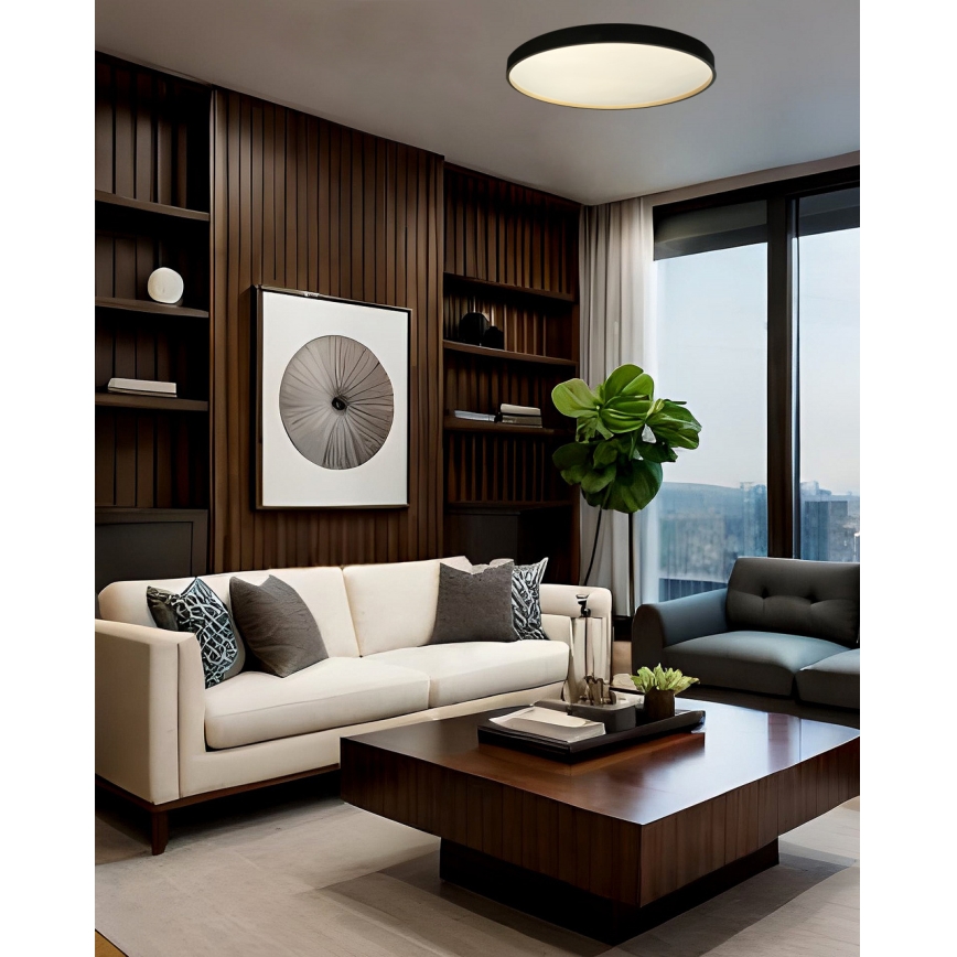 LED loftlampe dæmpbar EBRO LED/36W/230V 2700-6500K diameter 50 cm + fjernbetjening