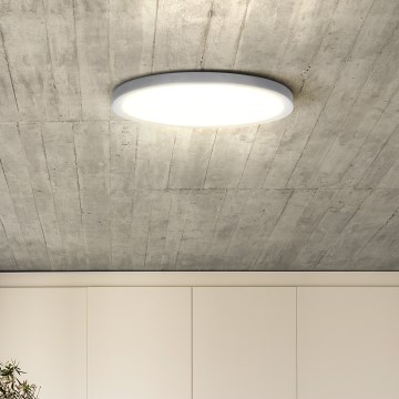 LED loftlampe dæmpbar ESTELA LED/36W/230V diameter 30 cm hvid + fjernbetjening