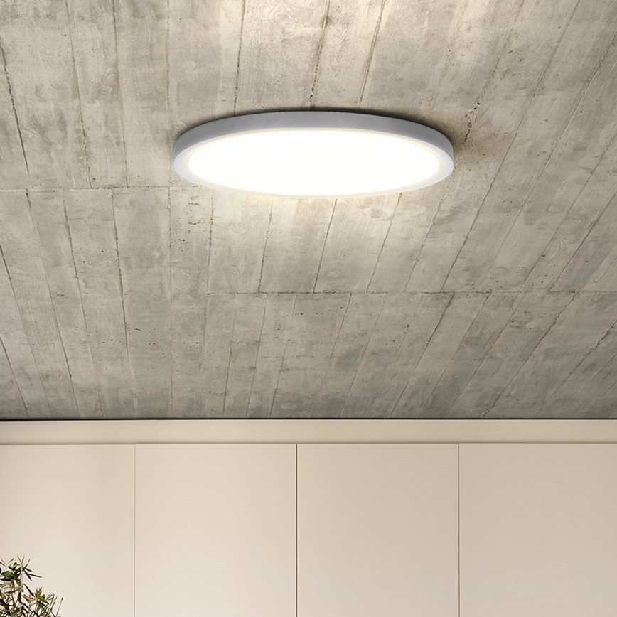 LED loftlampe dæmpbar ESTELA LED/36W/230V diameter 30 cm hvid + fjernbetjening