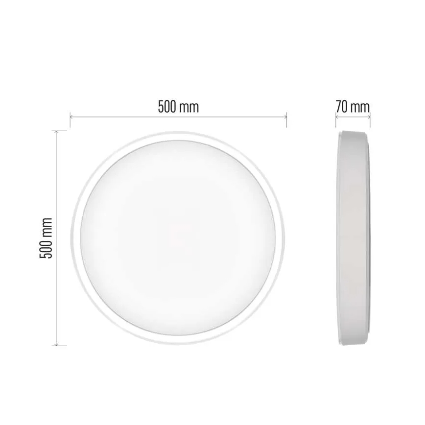LED loftlampe dæmpbar GoSmart LED/45W/230V diameter 50 cm 2700-6500K Wi-Fi Tuya + fjernbetjening