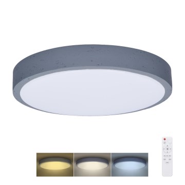 LED loftlampe dæmpbar GREY LED/60W/230V 3000-6500K grå diameter 49 cm + fjernbetjening