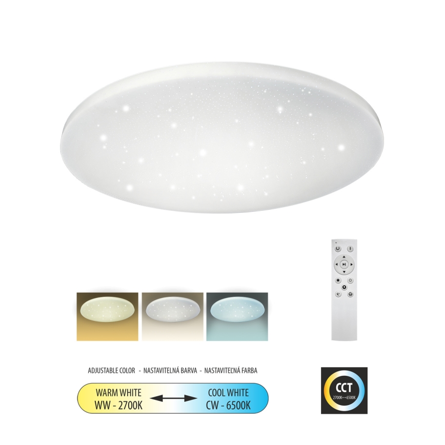 LED loftlampe dæmpbar IPOLY LED/60W/230V 2700-6500K diameter 58 cm + fjernbetjening