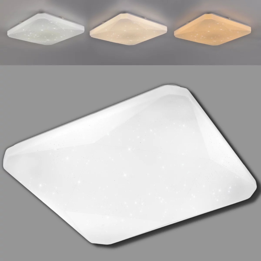 LED loftlampe dæmpbar KASTOR med fjernbetjening LED/72W/230V