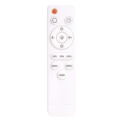 LED loftlampe dæmpbar KERN LED/80W/230V 3000-6000K diameter 80 cm sort + fjernbetjening