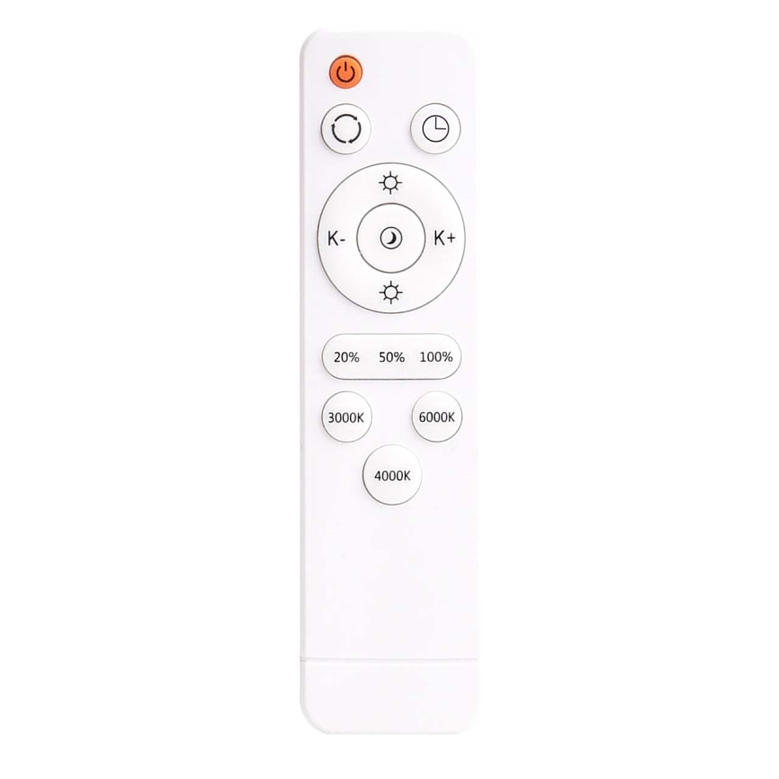 LED loftlampe dæmpbar KERN LED/80W/230V 3000-6000K diameter 80 cm sort + fjernbetjening