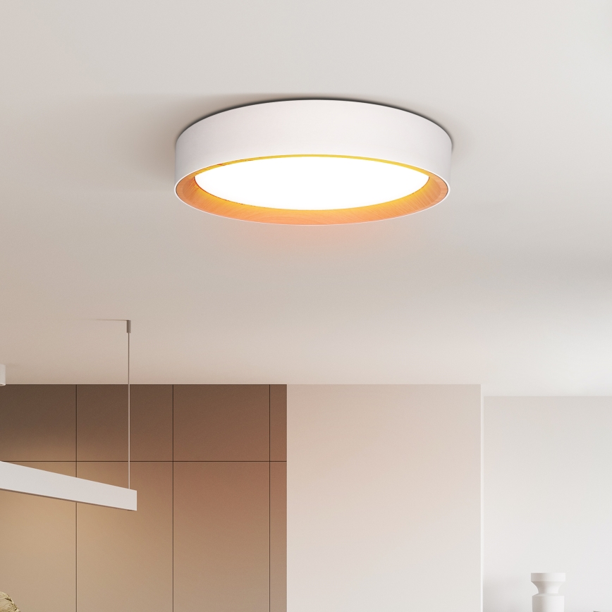 LED loftlampe dæmpbar LARIOS LED/48W/230V 3000-6500K diameter 39 cm hvid + fjernbetjening