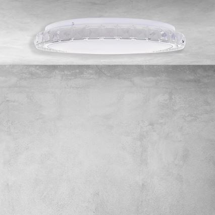 LED loftlampe dæmpbar LAYLA m. fjernbetjening 1xLED/26W/230V