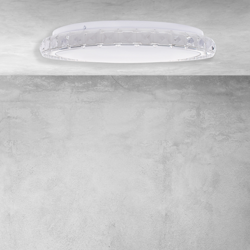 LED loftlampe dæmpbar LAYLA m. fjernbetjening 1xLED/26W/230V