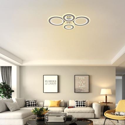 LED loftlampe dæmpbar LED/100W/230V 3000-6500K + fjernbetjening