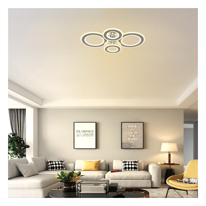 LED loftlampe dæmpbar LED/100W/230V 3000-6500K + fjernbetjening