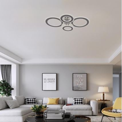 LED loftlampe dæmpbar LED/100W/230V 3000-6500K + fjernbetjening