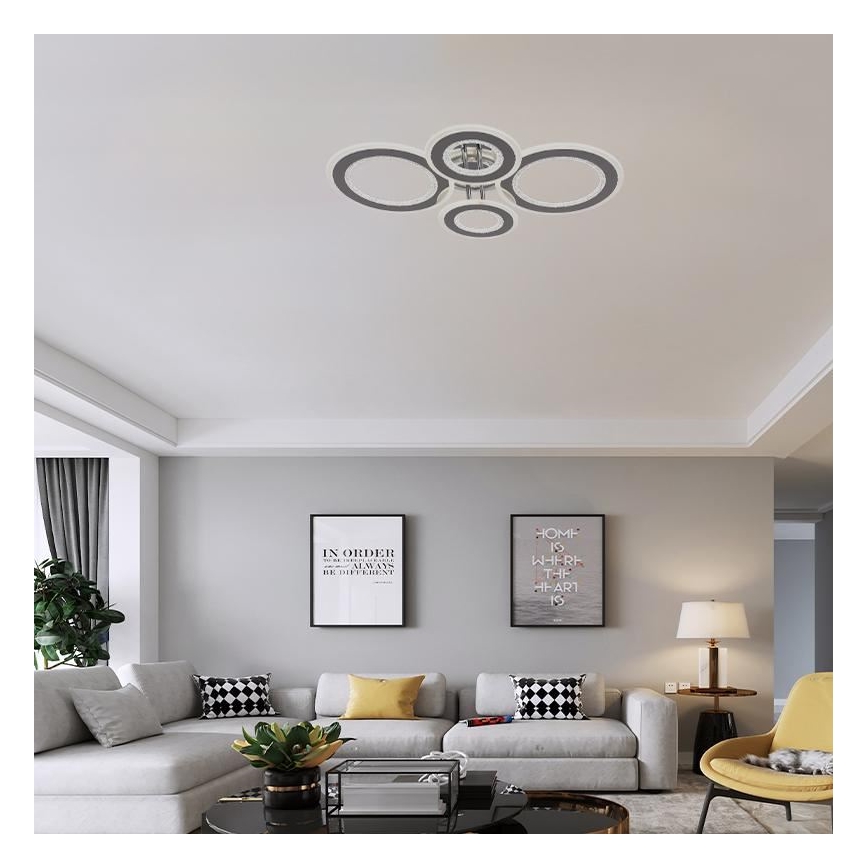 LED loftlampe dæmpbar LED/100W/230V 3000-6500K + fjernbetjening