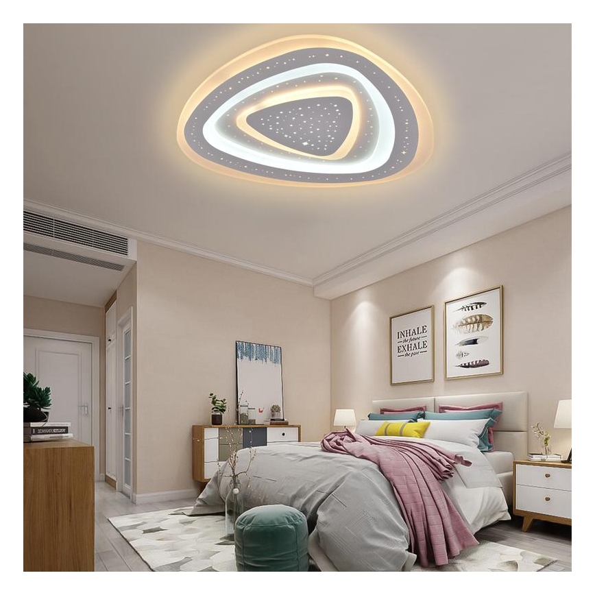 LED loftlampe dæmpbar LED/105W/230V 3000-6500K + fjernbetjening