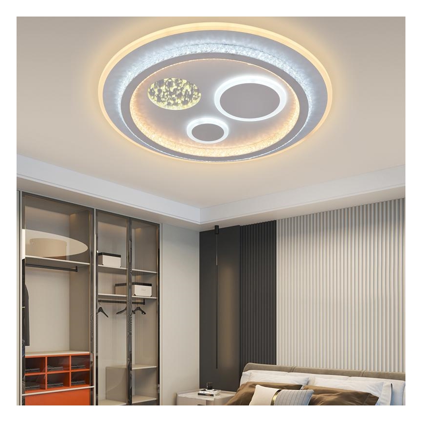 LED loftlampe dæmpbar LED/110W/230V 3000-6500K + fjernbetjening