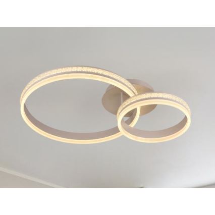 LED loftlampe dæmpbar LED/110W/230V 3000-6500K + fjernbetjening