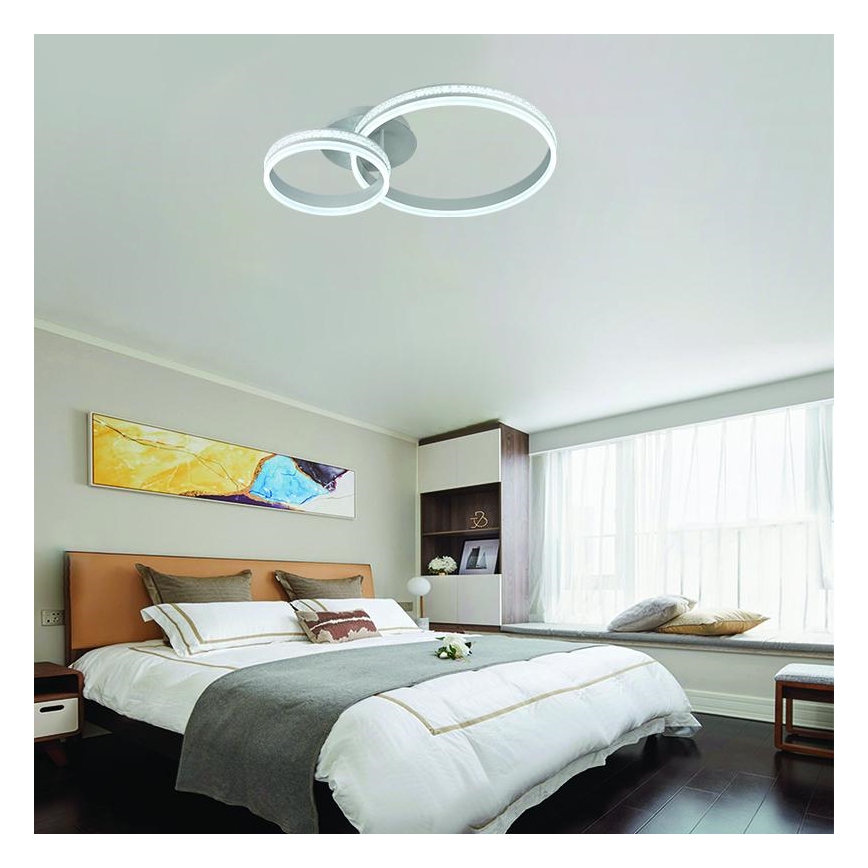 LED loftlampe dæmpbar LED/110W/230V 3000-6500K + fjernbetjening