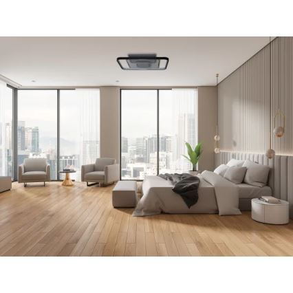 LED loftlampe dæmpbar LED/110W/230V 3000-6500K hvid + fjernbetjening