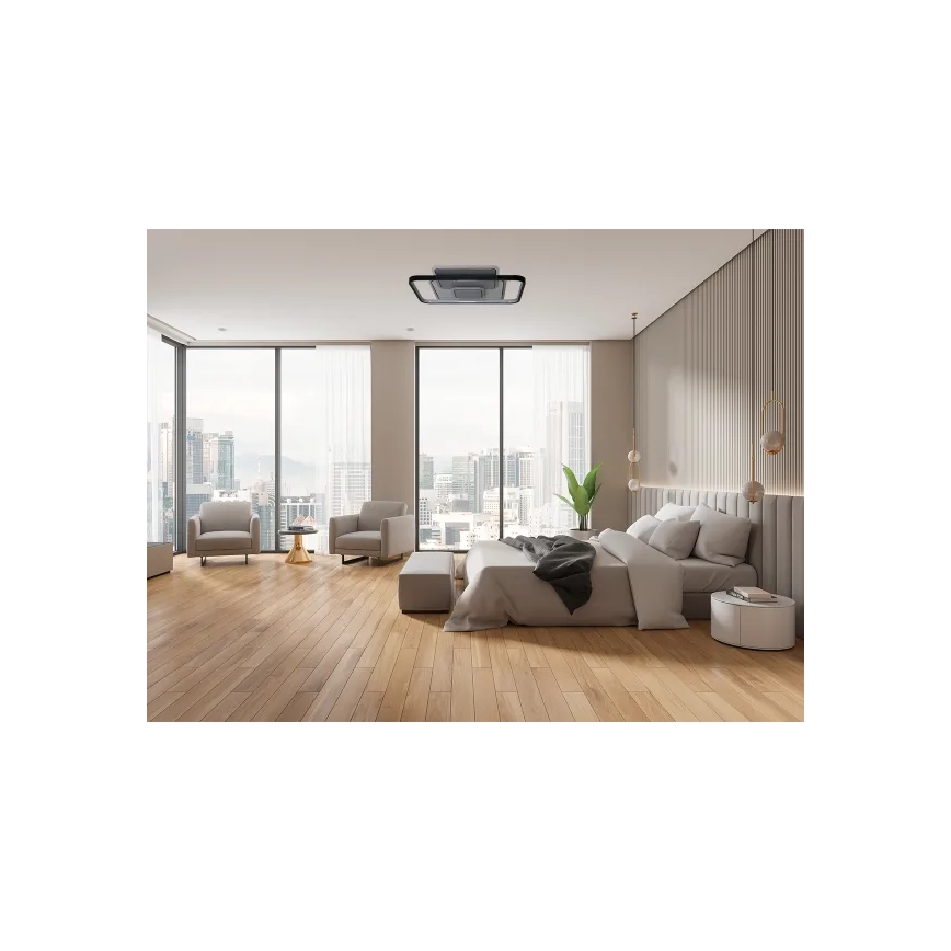 LED loftlampe dæmpbar LED/110W/230V 3000-6500K hvid + fjernbetjening