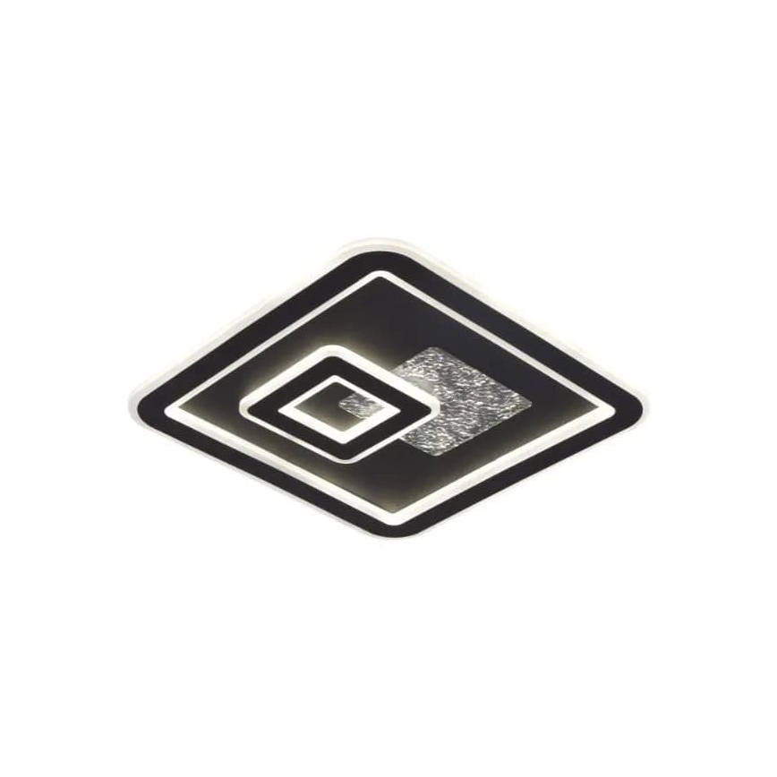 LED loftlampe dæmpbar LED/110W/230V 3000-6500K sort + fjernbetjening