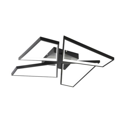 LED loftlampe dæmpbar LED/115W/230V 3000-6500K sort + fjernbetjening