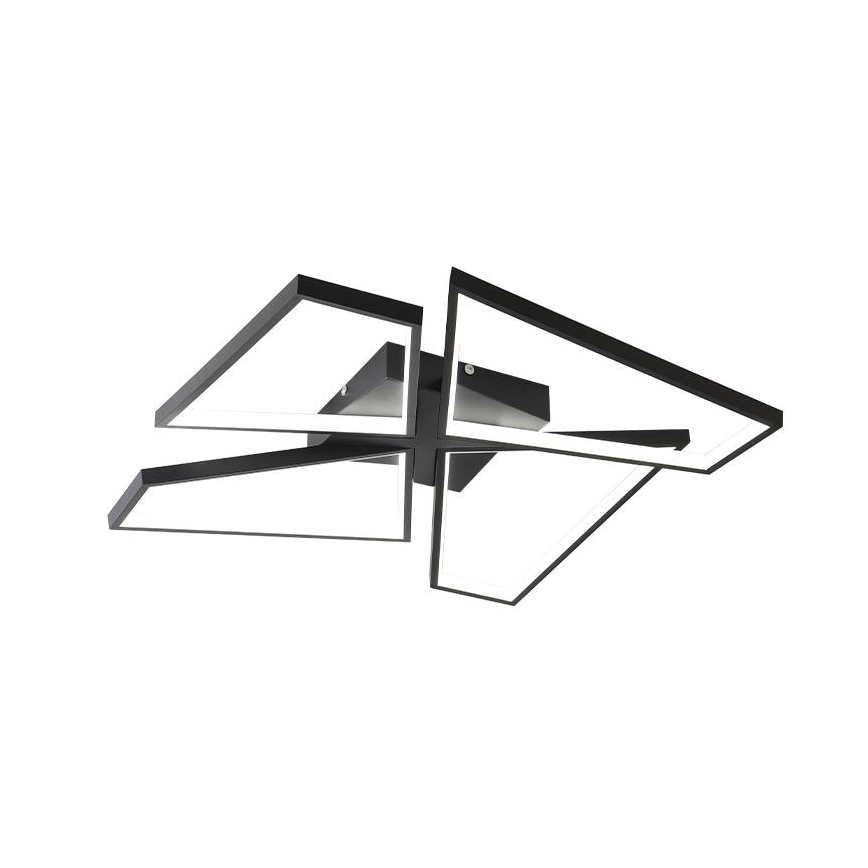 LED loftlampe dæmpbar LED/115W/230V 3000-6500K sort + fjernbetjening