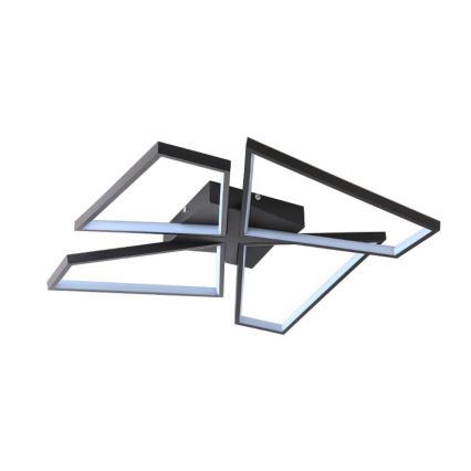 LED loftlampe dæmpbar LED/115W/230V 3000-6500K sort + fjernbetjening