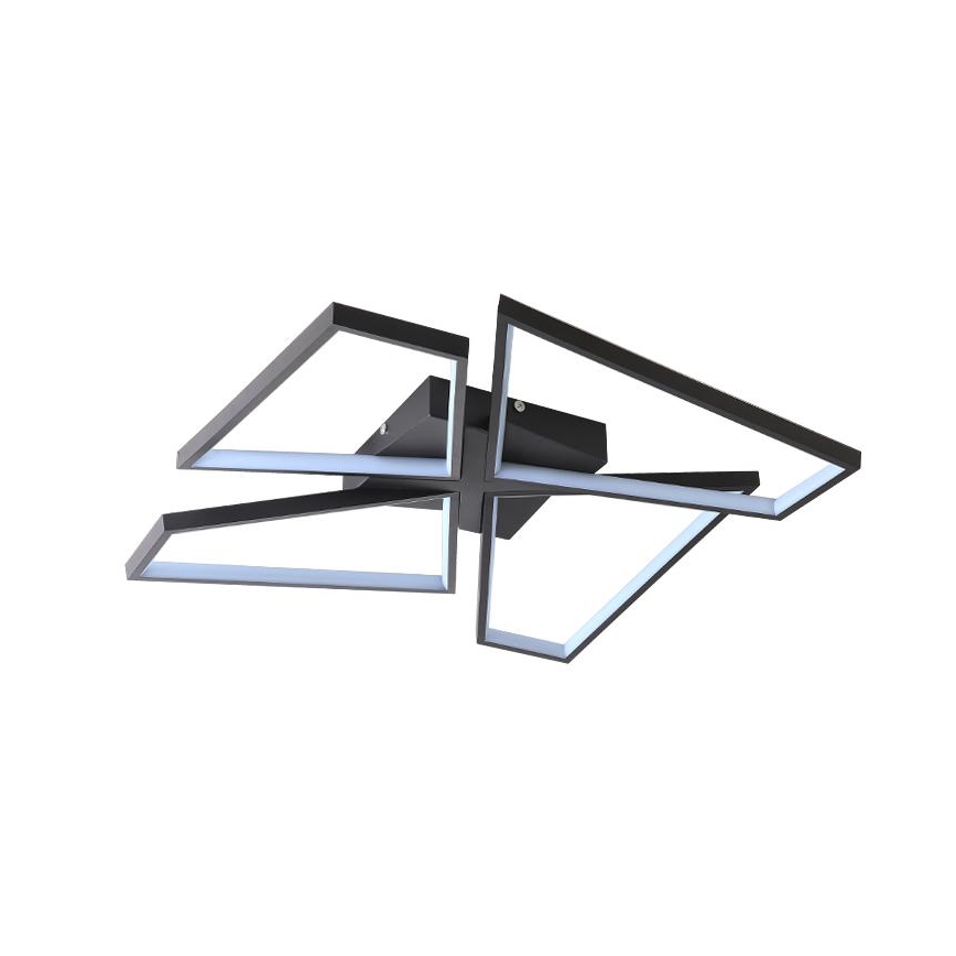 LED loftlampe dæmpbar LED/115W/230V 3000-6500K sort + fjernbetjening