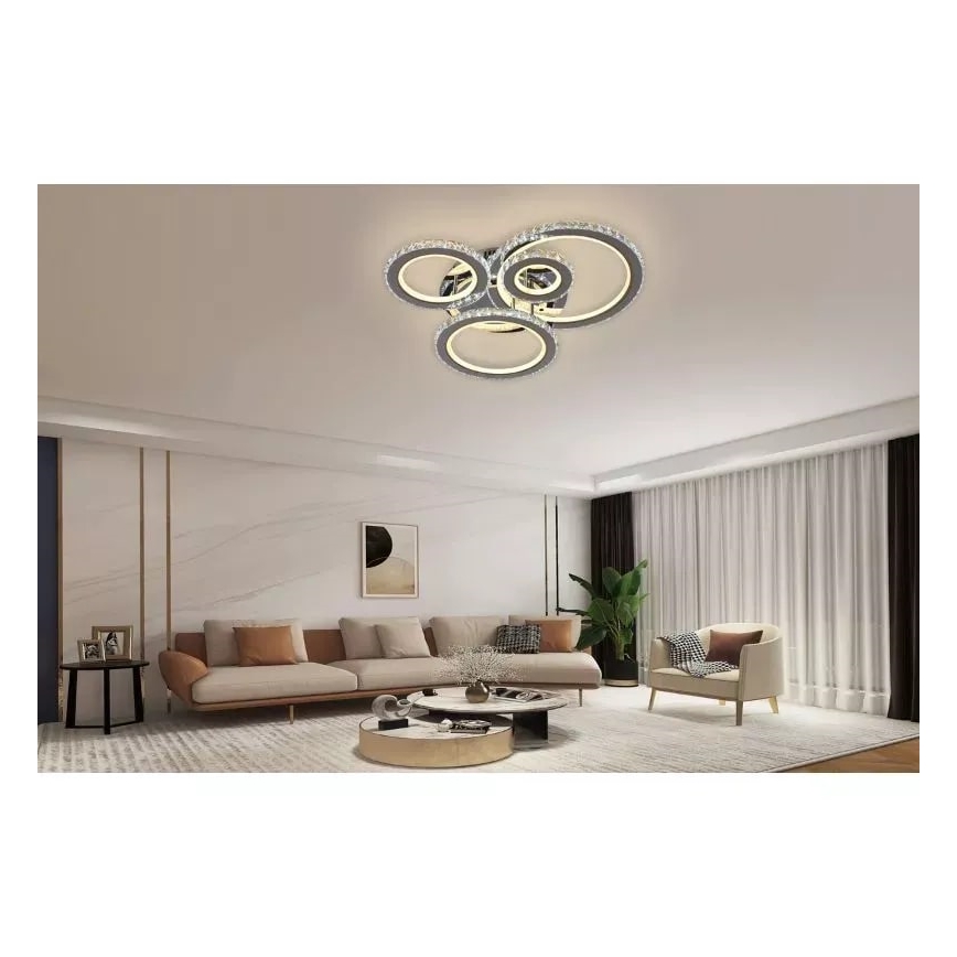 LED loftlampe dæmpbar LED/120W/230V 3000-6500K + fjernbetjening
