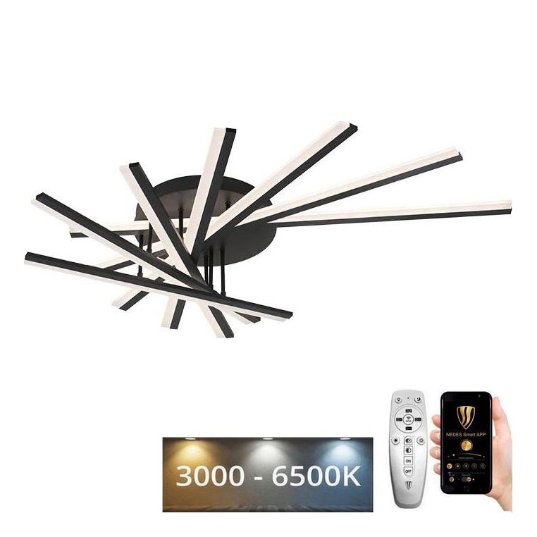 LED loftlampe dæmpbar LED/120W/230V 3000-6500K + fjernbetjening