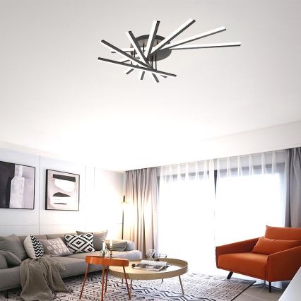 LED loftlampe dæmpbar LED/120W/230V 3000-6500K + fjernbetjening